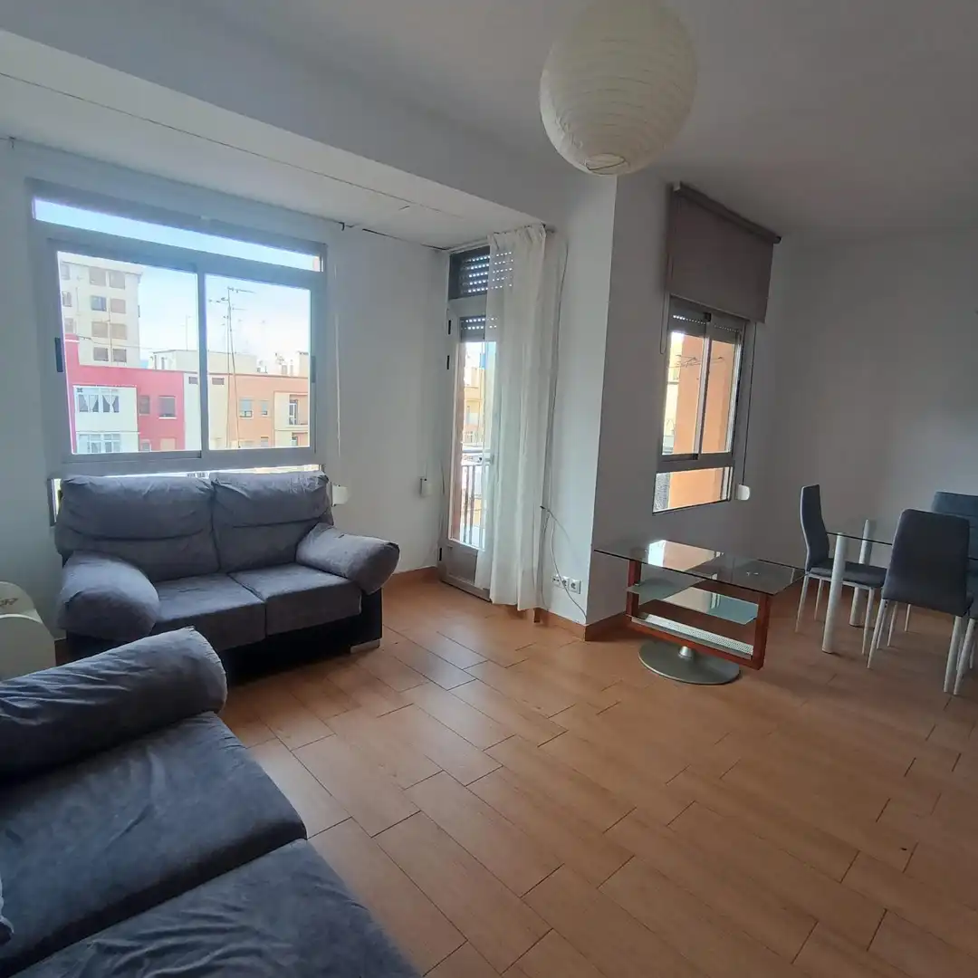 Sala de estar de Piso de alquiler en Vila-real con Amueblado y Balcón