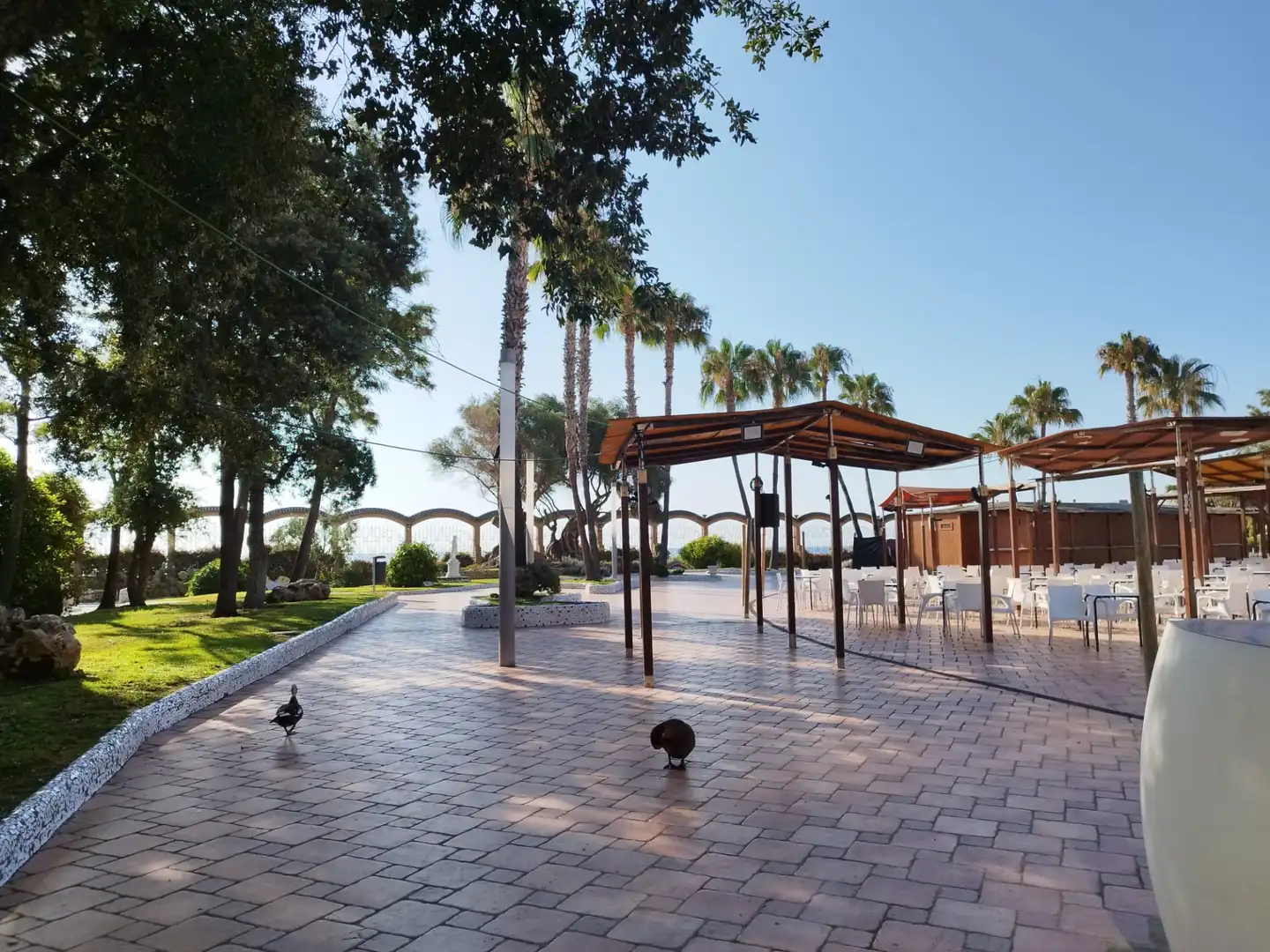 Terrasse von Wohnungen zur Miete in Oropesa del Mar / Orpesa mit Klimaanlage, Heizung und Terrasse