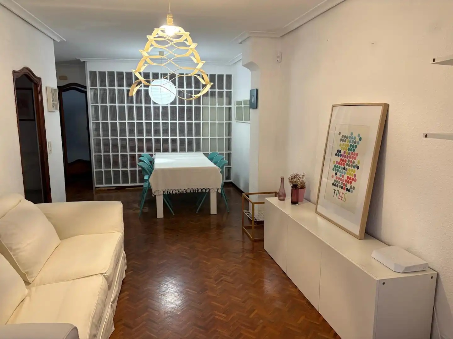 Esszimmer von Wohnung zur Miete in Sueca mit Möbliert, Ofen und Balkon