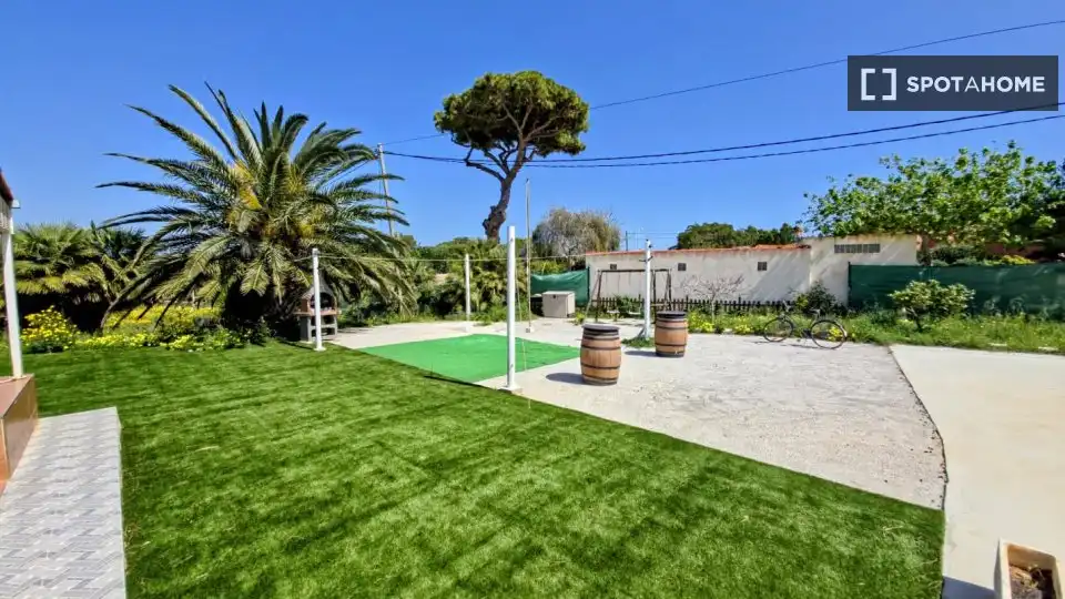 Jardí de Apartament per a compartir en Cartagena amb Aire condicionat, Calefacció i Terrassa