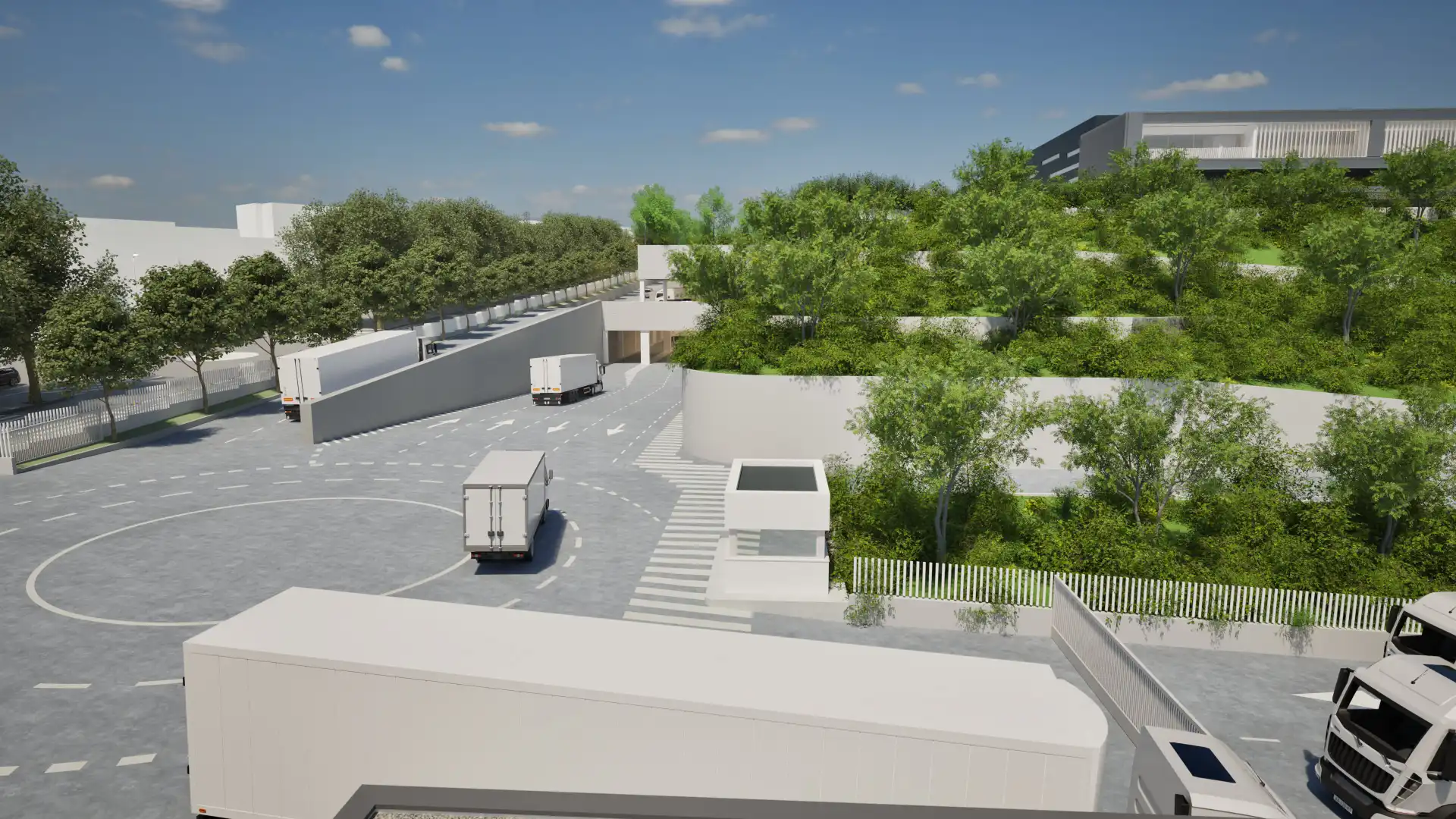 Terraza de Nave industrial de alquiler en Sant Quirze del Vallès con Calefacción y Alarma