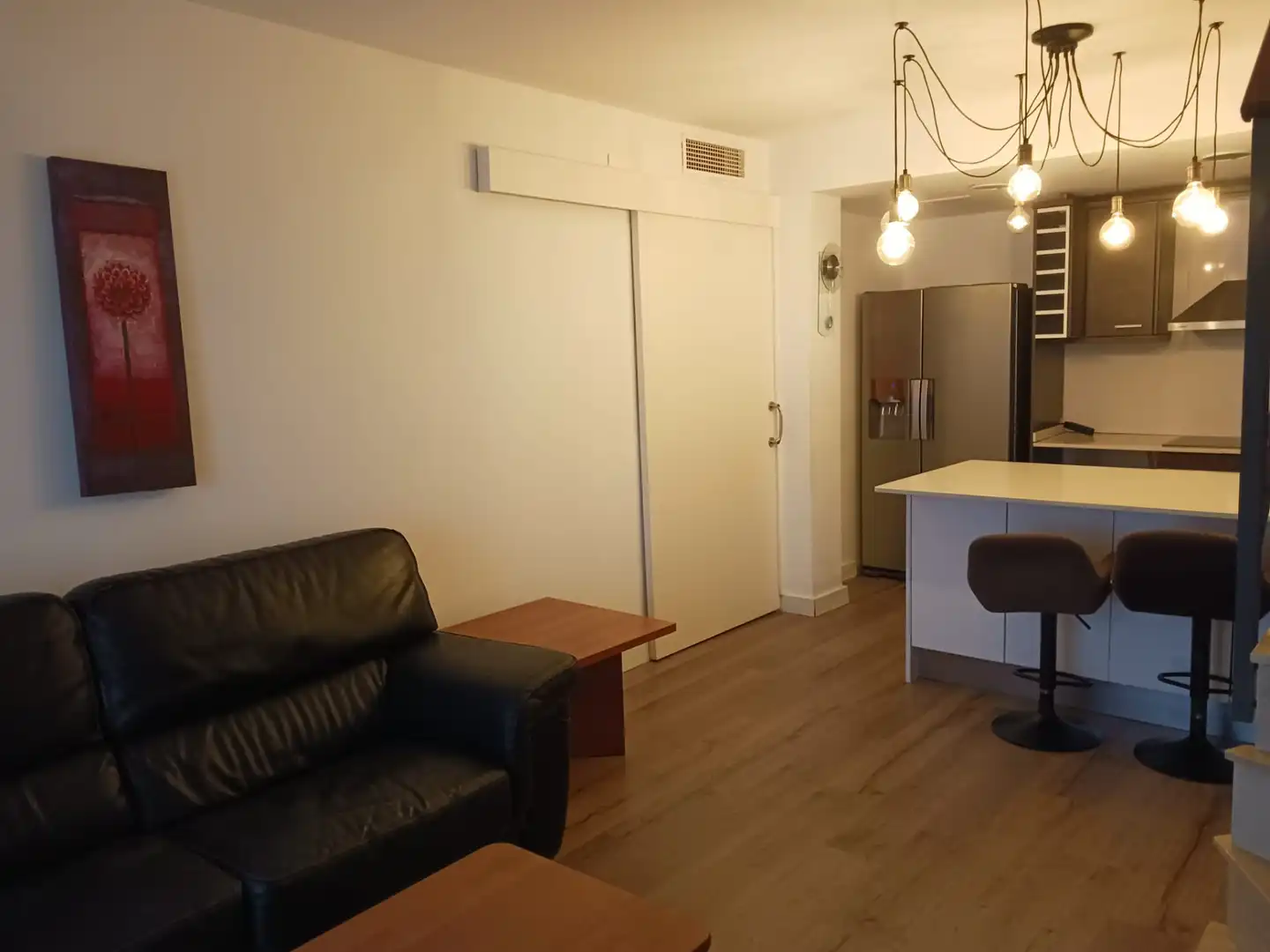 Wohnzimmer von Wohnung zum Verkauf in Sant Jaume d'Enveja mit Klimaanlage, Heizung und Parkett