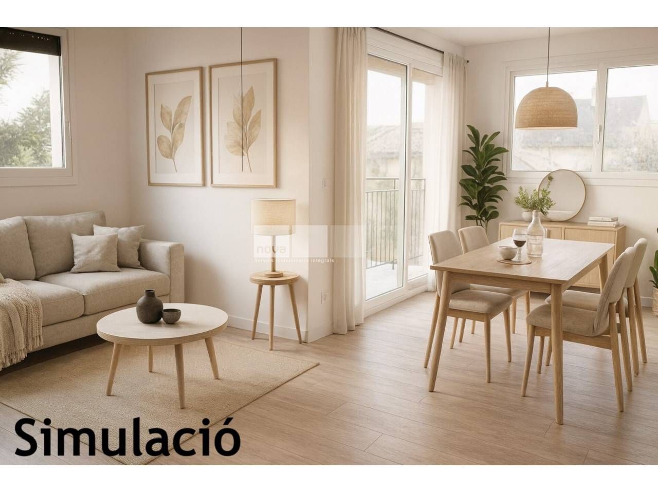 Living room of Flat to rent in Calldetenes  with Heating and Terrace