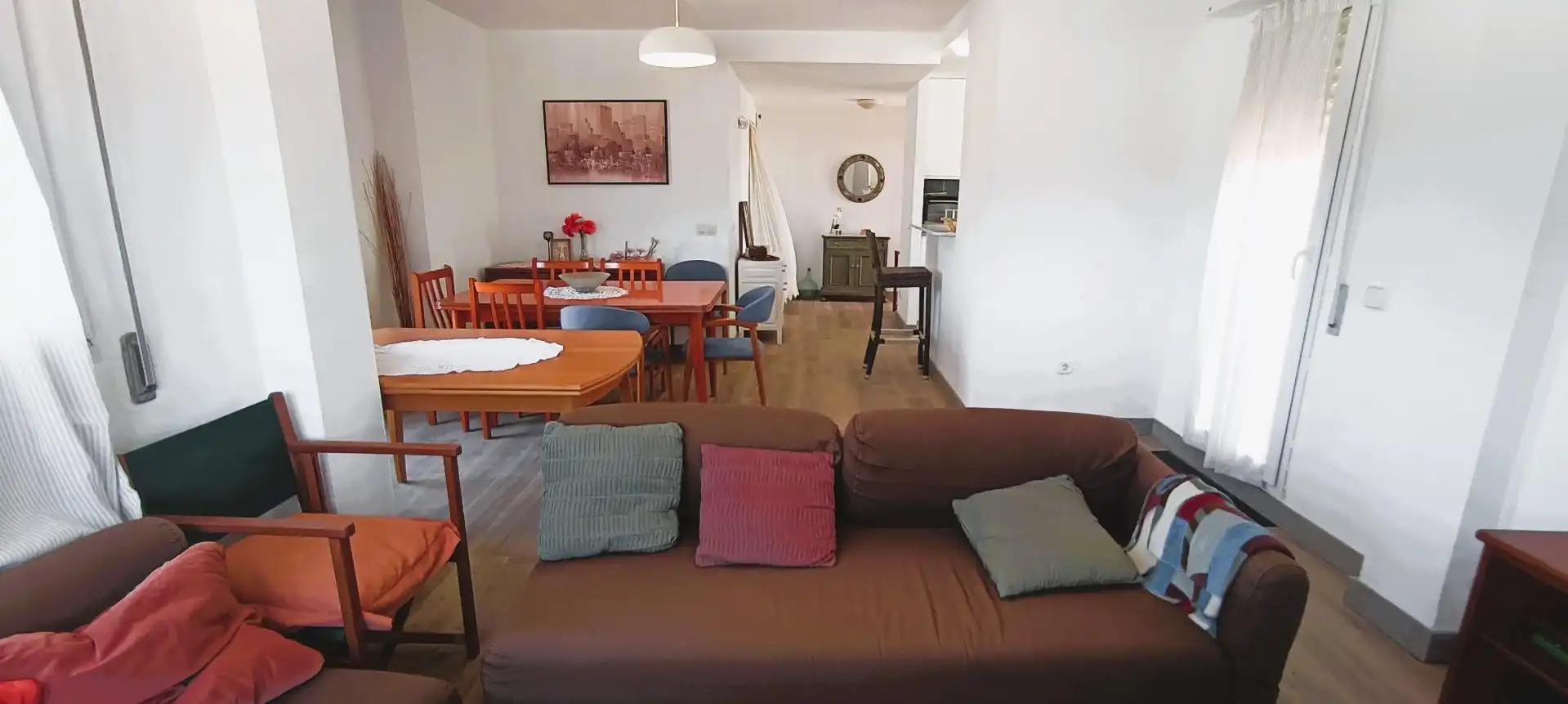 Sala d'estar de Pis de lloguer en Calvià amb Terrassa, Moblat i Alarma