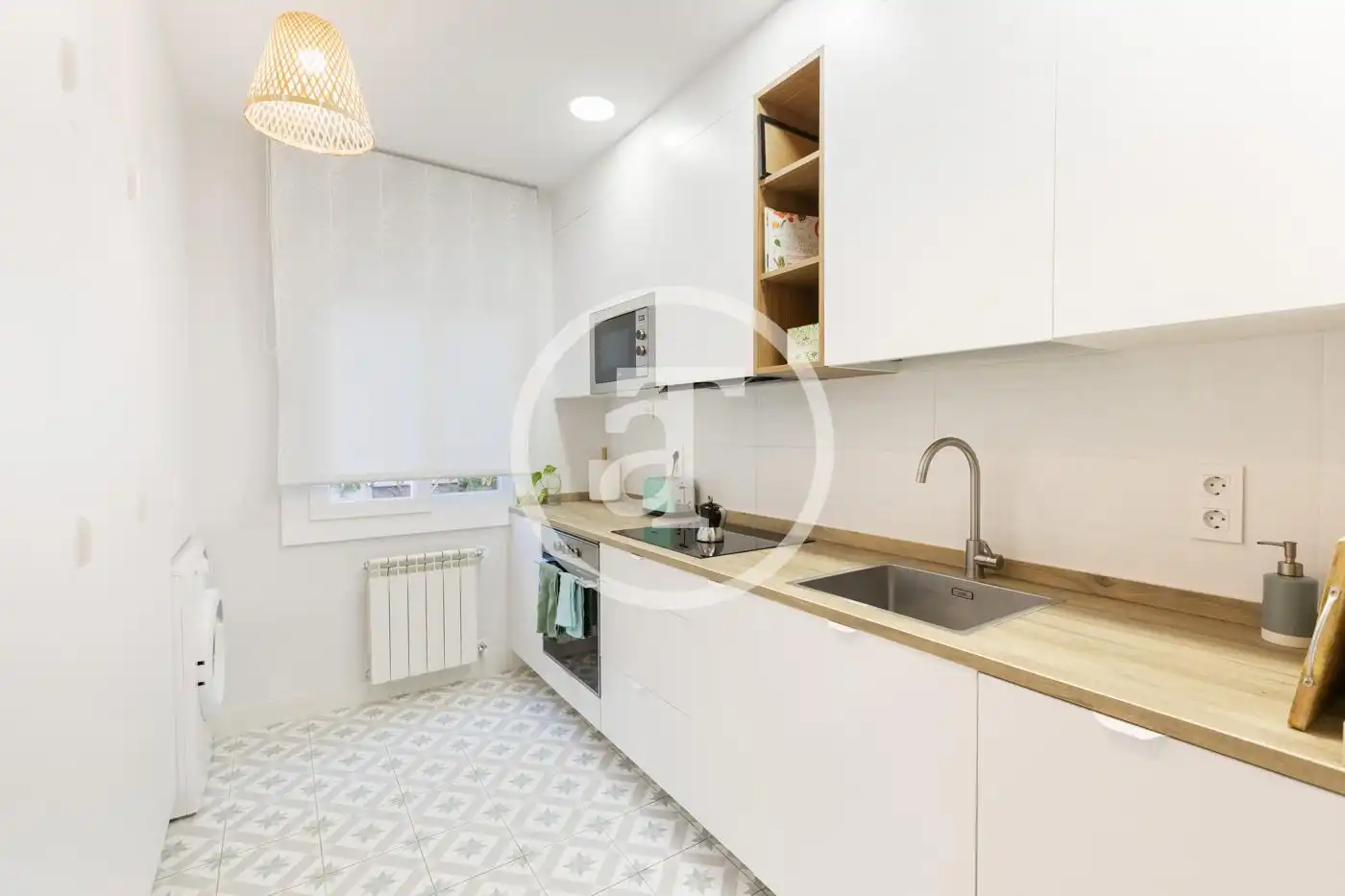 Küche von Wohnung zur Miete in Madrid mit Klimaanlage, Heizung und Möbliert