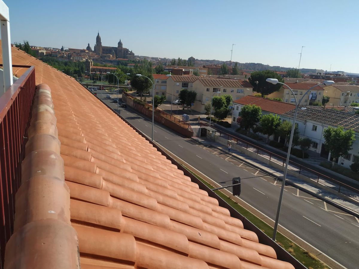Exterior view of Attic for sale in Salamanca Capital  with Heating, Parquet flooring and Terrace