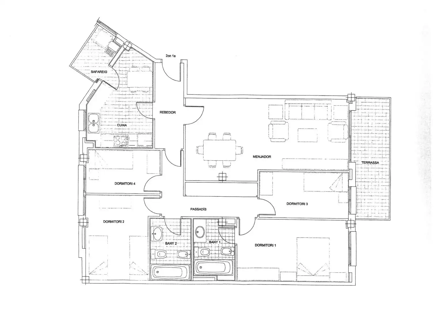 Piso en venta en Vallirana con Aire acondicionado, Calefacción y Terraza
