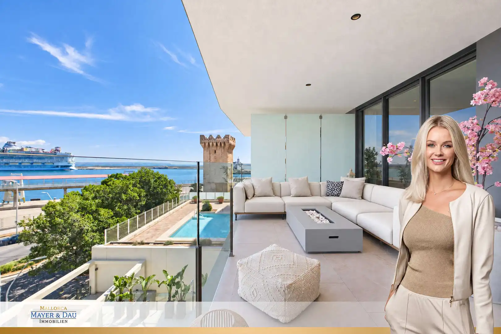 Terrassa de Apartament en venda en Ponent