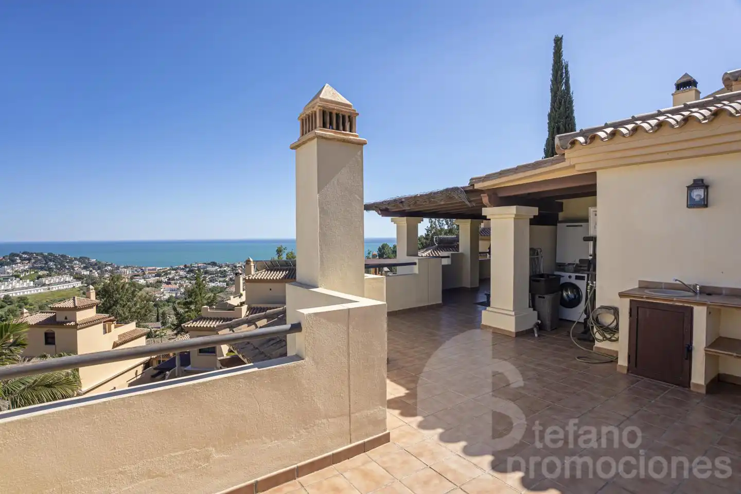 Terraza de Casa adosada en venta en Málaga Capital con Aire acondicionado, Jardín privado y Parquet