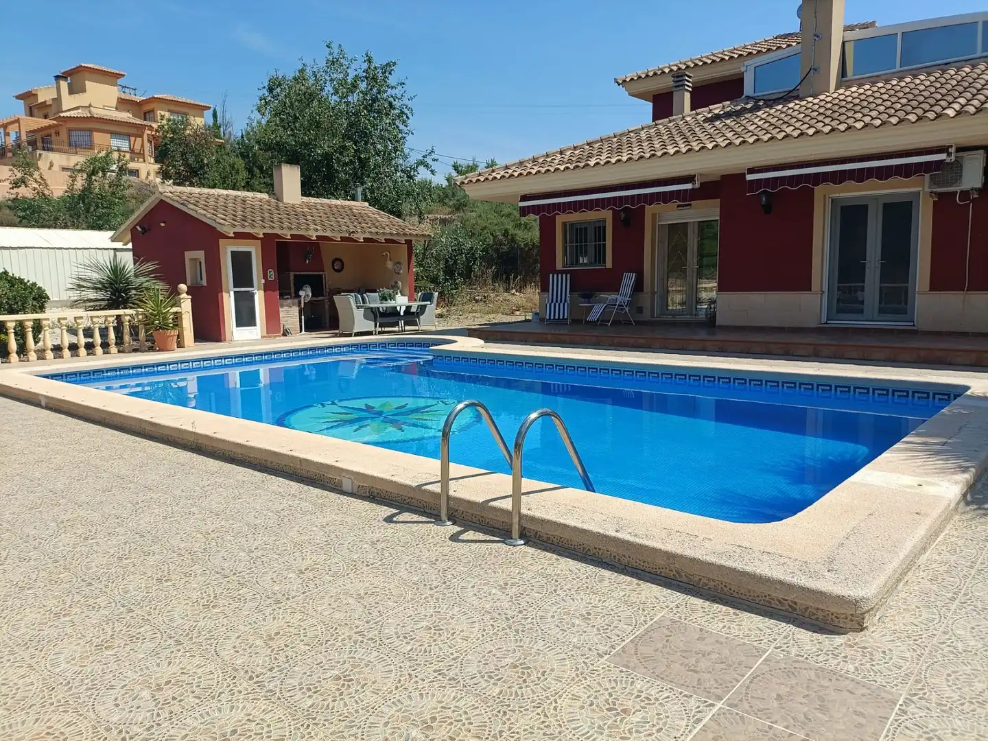 Piscina de Casa o xalet en venda en Totana amb Aire condicionat, Jardí privat i Terrassa