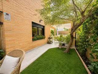 Terraza de Casa o chalet en venta en Rivas-Vaciamadrid con Aire acondicionado, Calefacción y Jardín privado