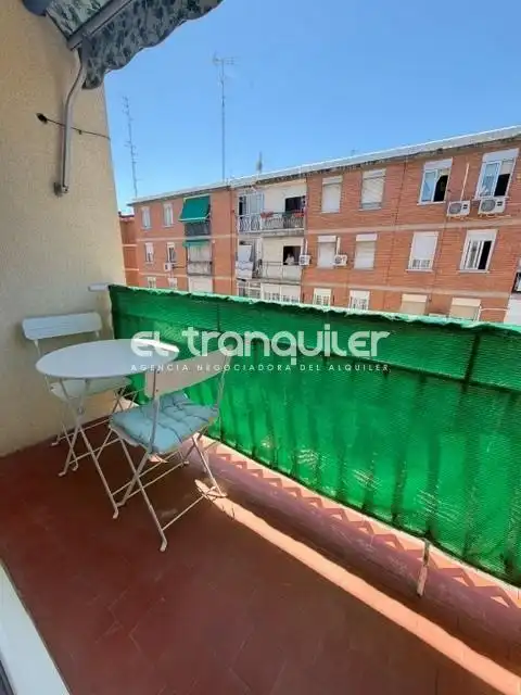 Terraza de Piso de alquiler en Móstoles con Aire acondicionado, Trastero y Amueblado