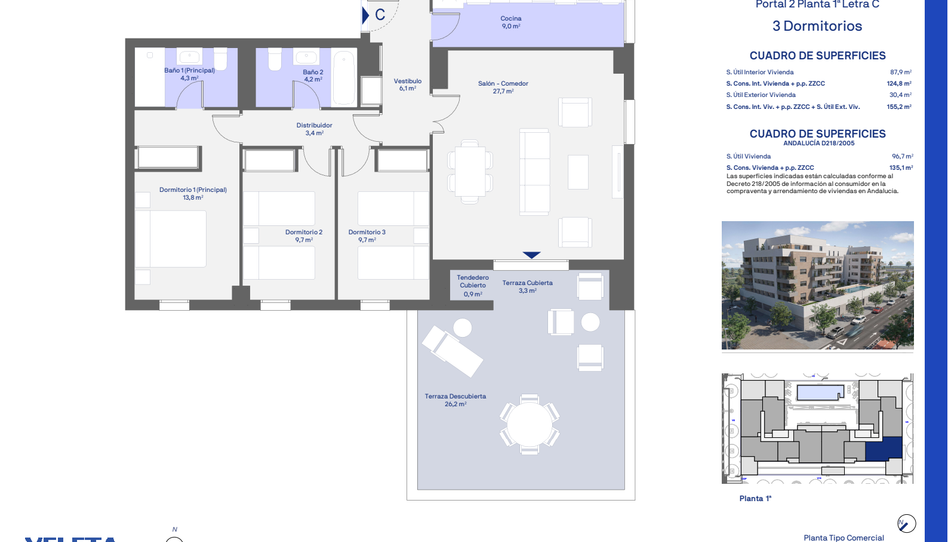 Photo 1 from new construction home in Flat for sale in R. Palmas Altas. Isla Natura, Bellavista, Sevilla