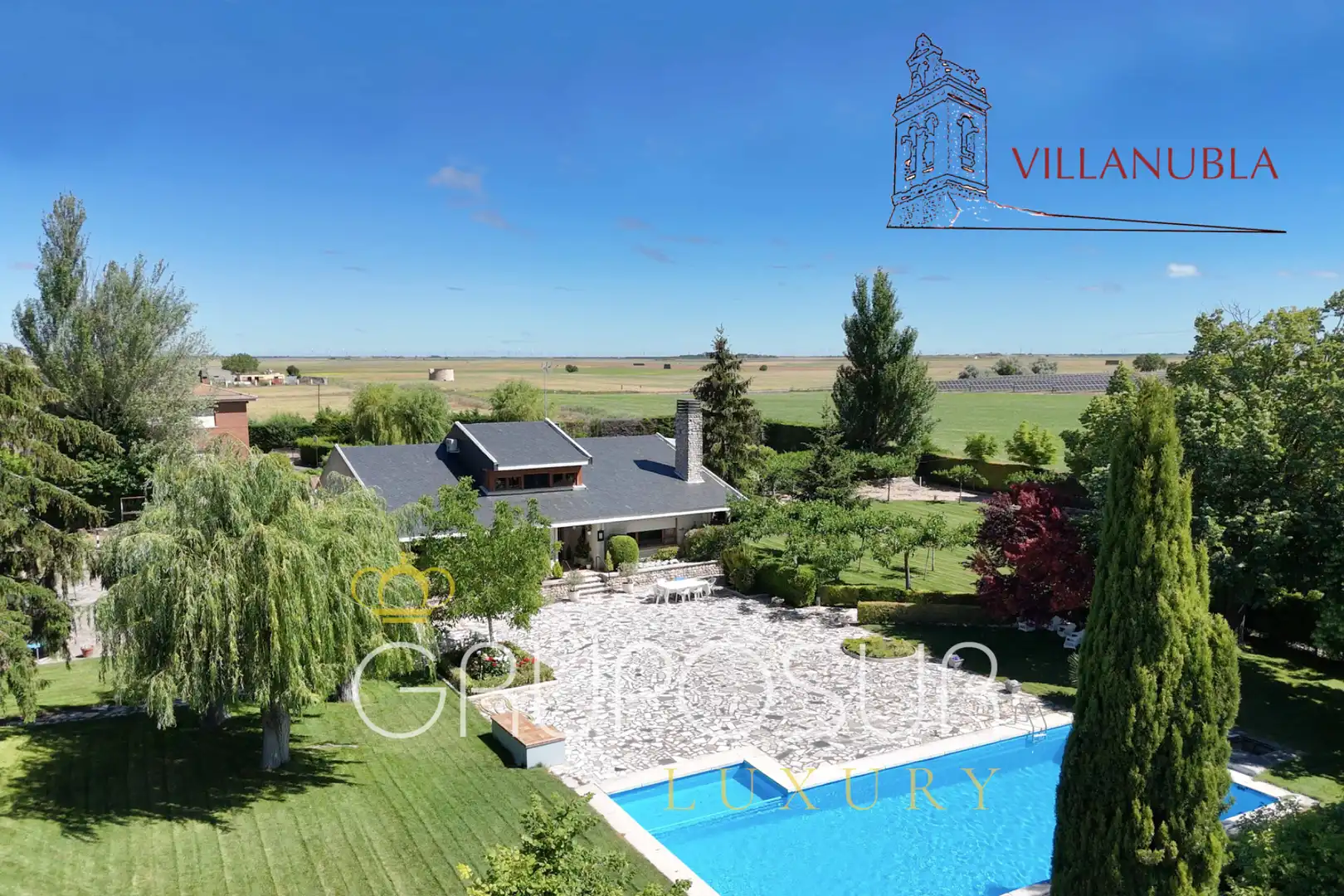 Jardín de Casa o chalet en venta en Villanubla con Aire acondicionado, Calefacción y Jardín privado
