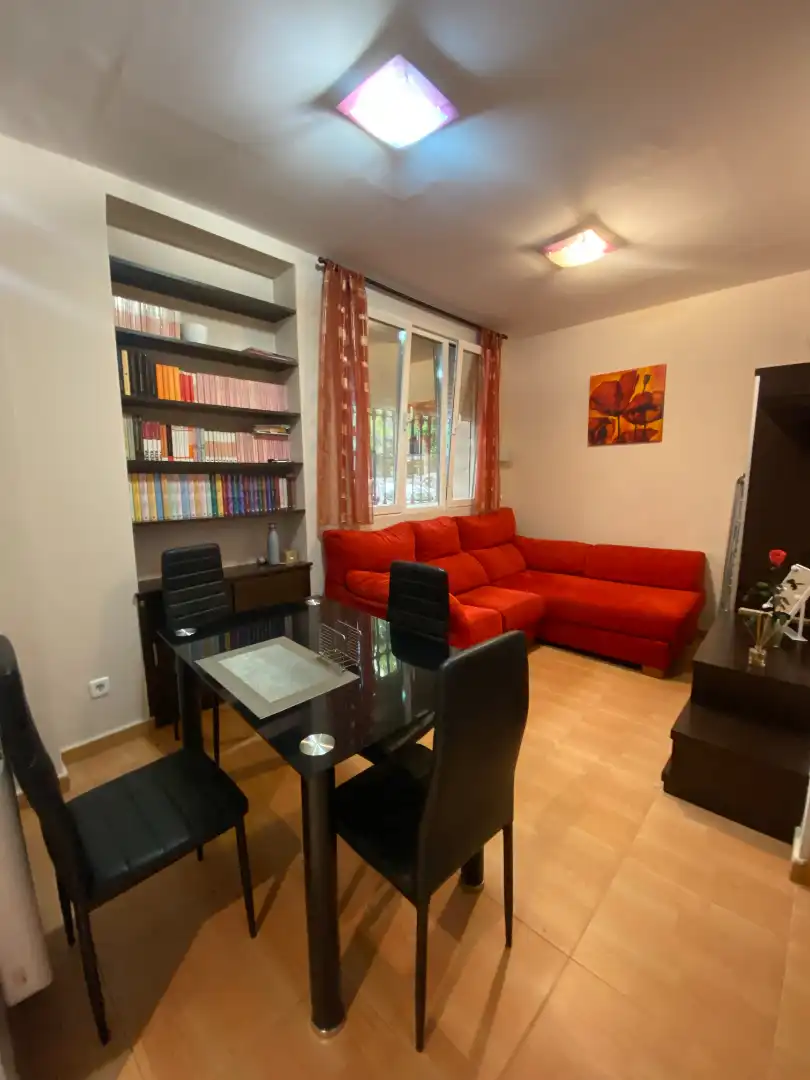 Living room of Flat for rent in Madrid  with Heating, Furnished and Washing machine