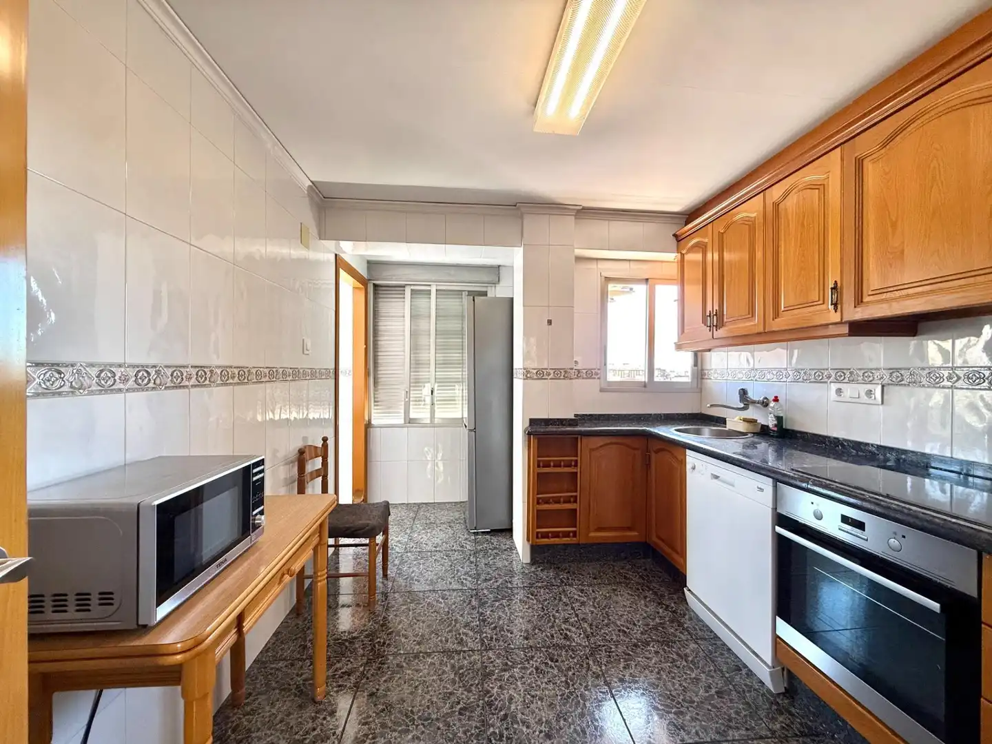 Kitchen of Flat for sale in Benifaió  with Air Conditioner, Storage room and Furnished