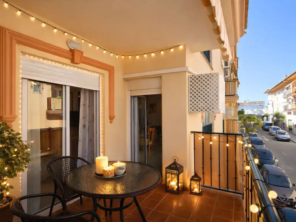 Terraza de Piso en venta en Mijas con Aire acondicionado, Terraza y Amueblado