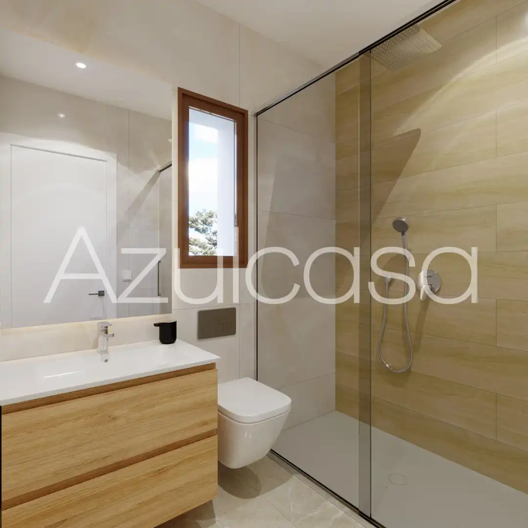 Baño de Casa o chalet en venta en Elche / Elx con Aire acondicionado, Jardín privado y Terraza