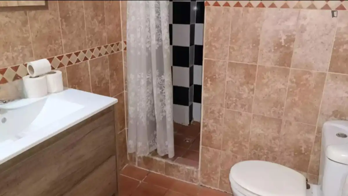 Bany de Apartament per a compartir en Castellón de la Plana / Castelló de la Plana amb Moblat, Forn i Rentadora
