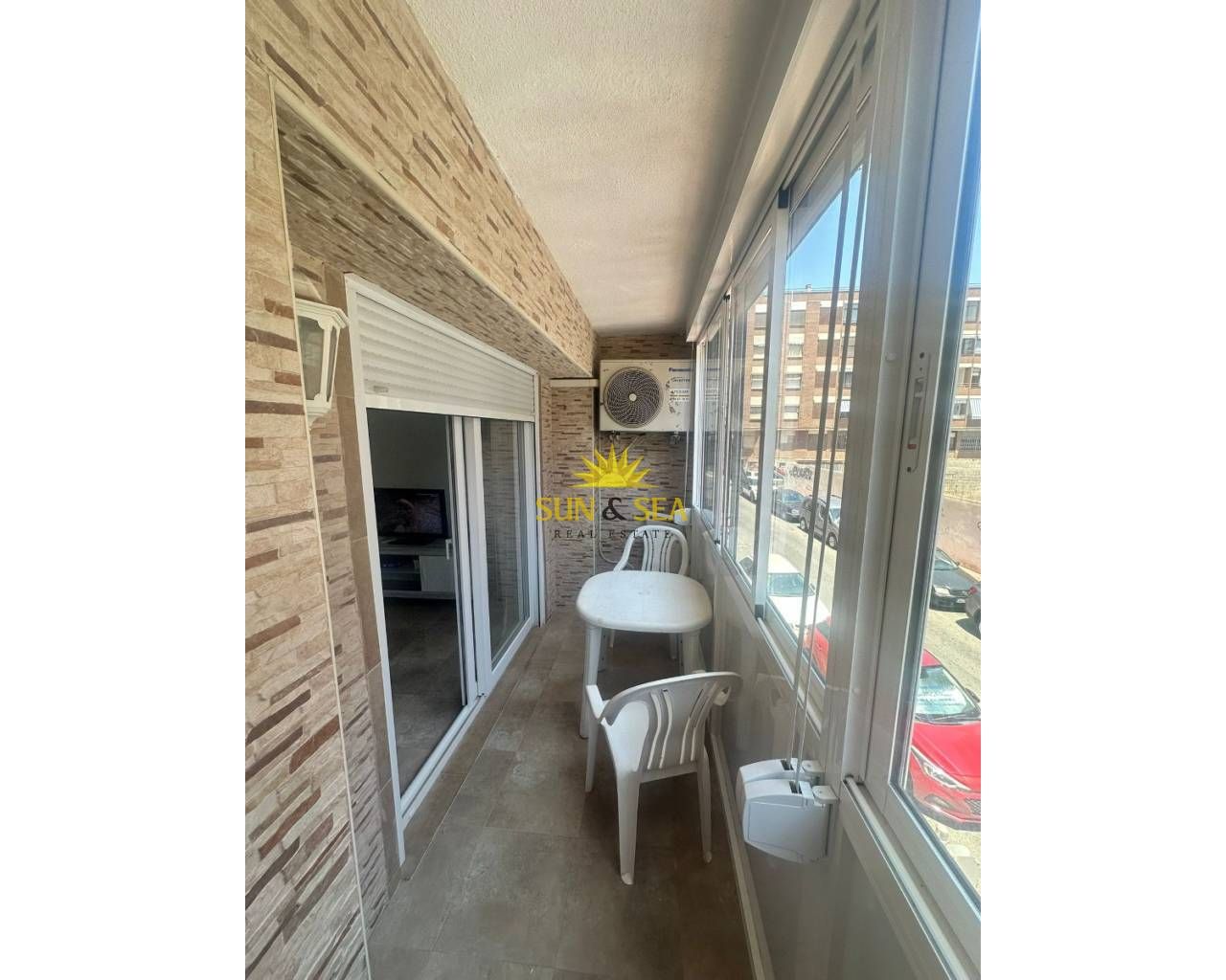 Balcony of Apartment to rent in Torrevieja  with Air Conditioner, Heating and Furnished