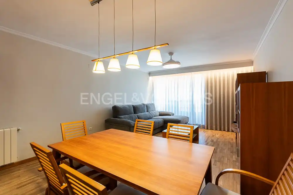 Dining room of Flat for rent in Valencia  with Air Conditioner, Heating and Parquet flooring