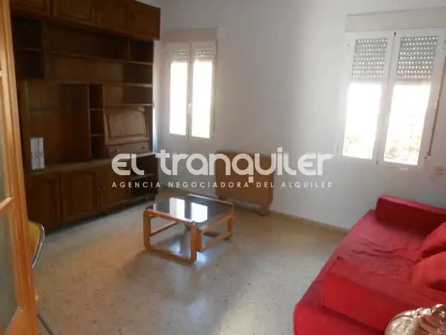 Living room of Flat for rent in  Madrid Capital  with Terrace, Furnished and Washing machine