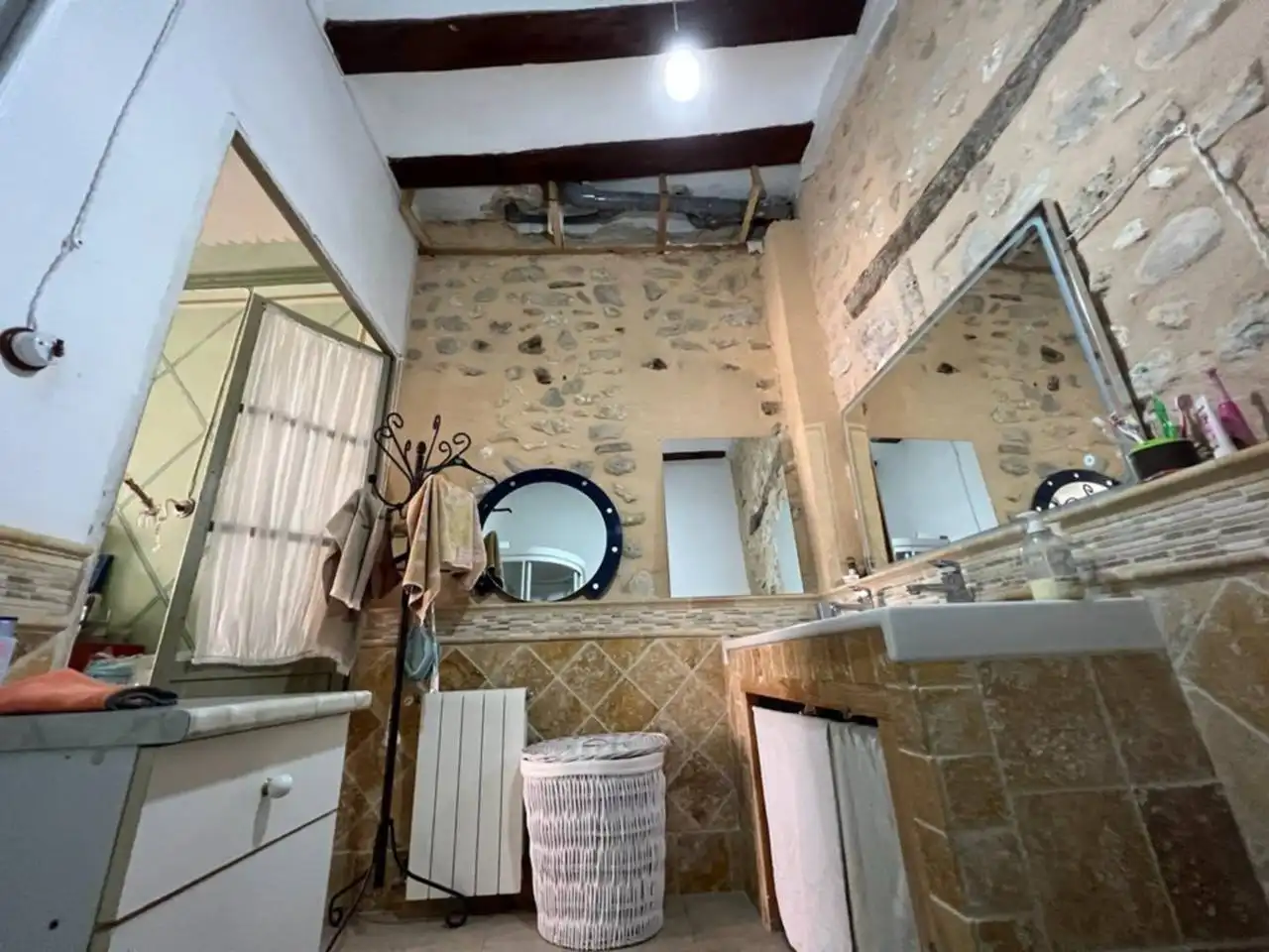 Bathroom of Houses for sale in Penàguila  with Air Conditioner, Heating and Terrace