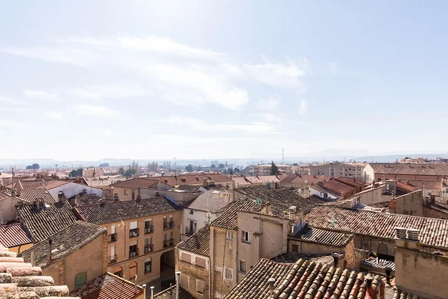 Vista exterior de Ático en venta en Borja con Calefacción, Parquet y Terraza
