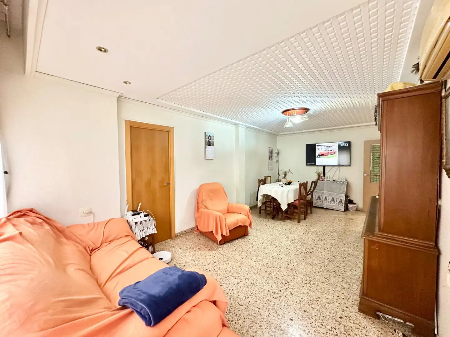 Sala de estar de Piso en venta en Carlet con Balcón
