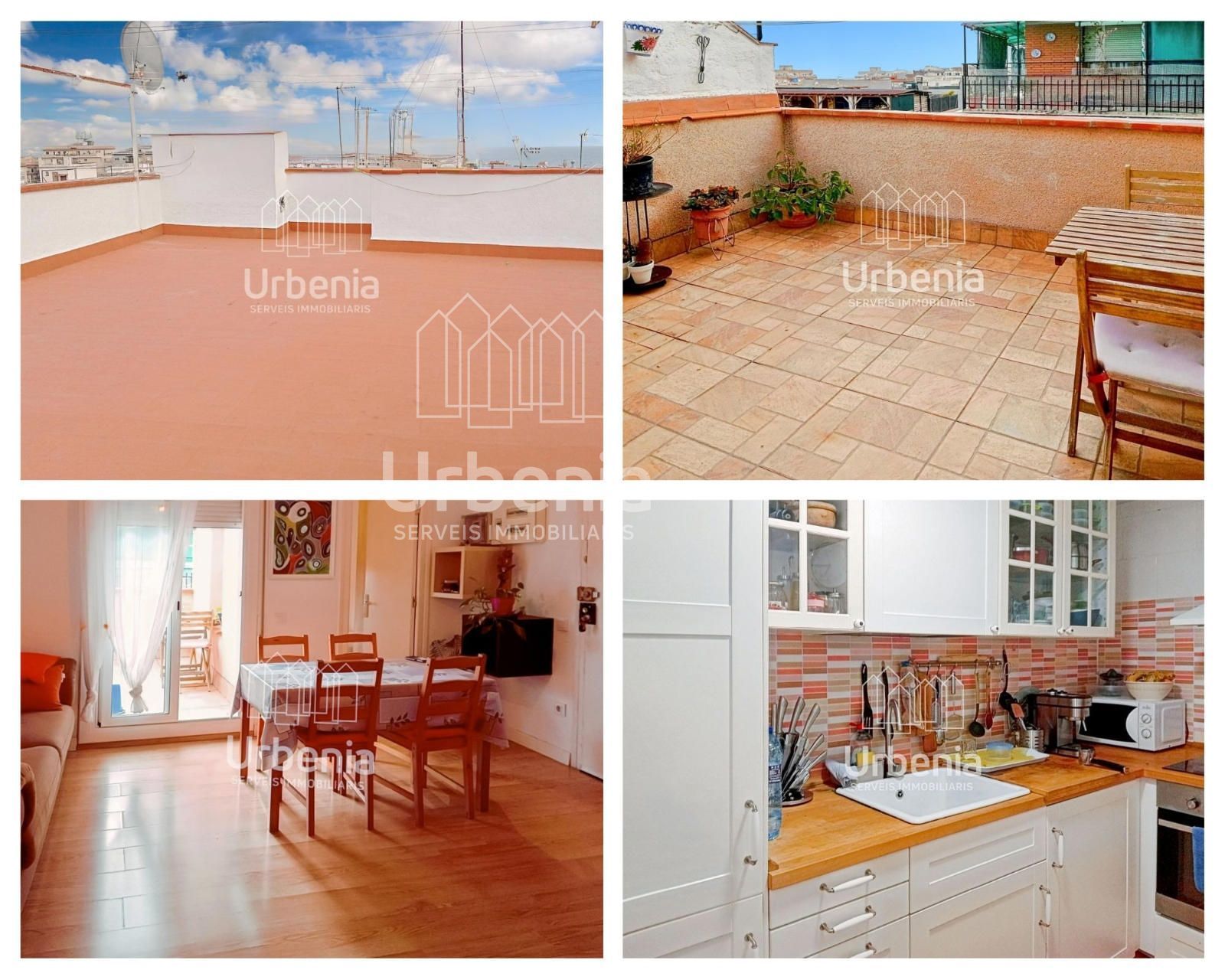 Vista exterior de Àtic en venda en Premià de Mar amb Aire condicionat i Terrassa