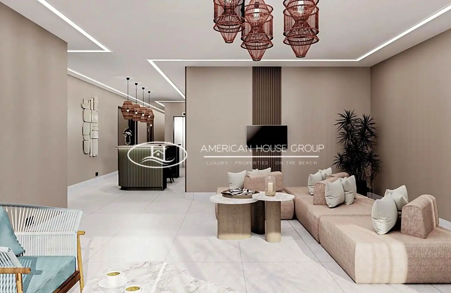 Sala d'estar de Edifici en venda en Mijas