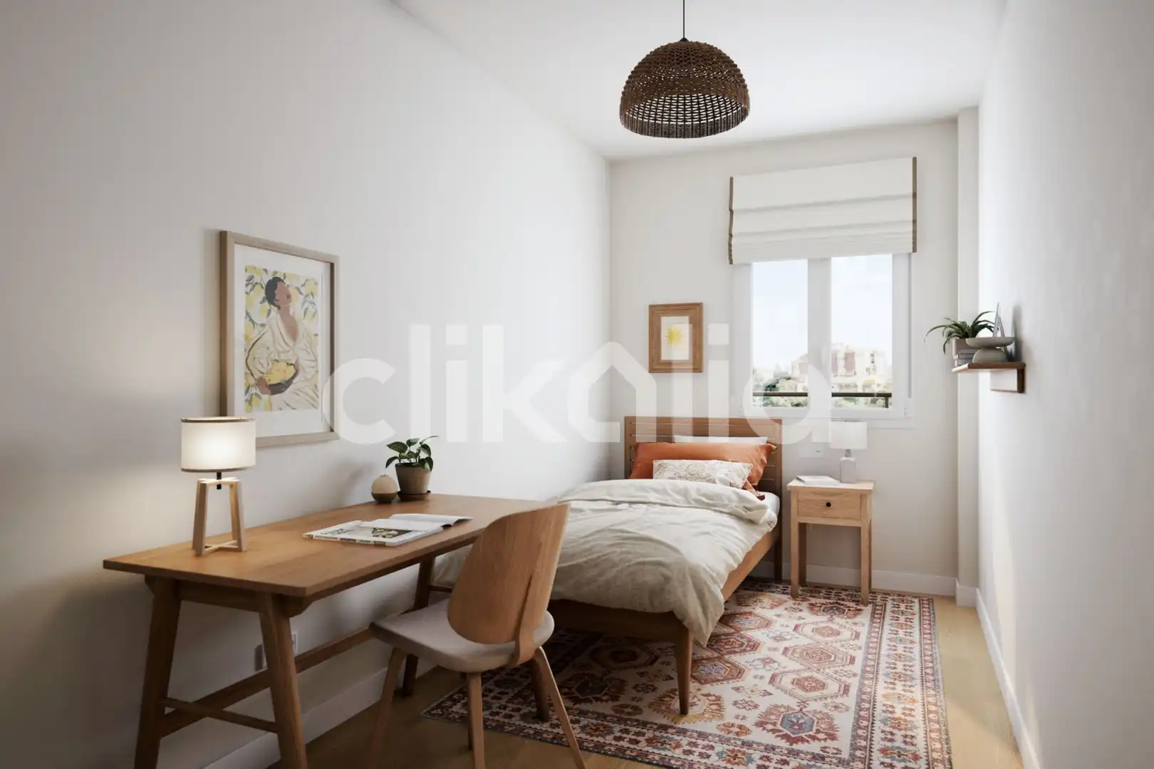 Bedroom of Flat for sale in Sevilla  with Air Conditioner, Terrace and Balcony