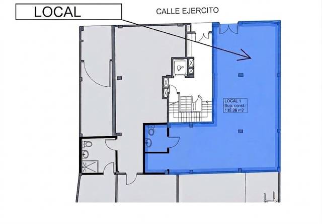 Local comercial en Alquiler en ejercito en Parque Sur