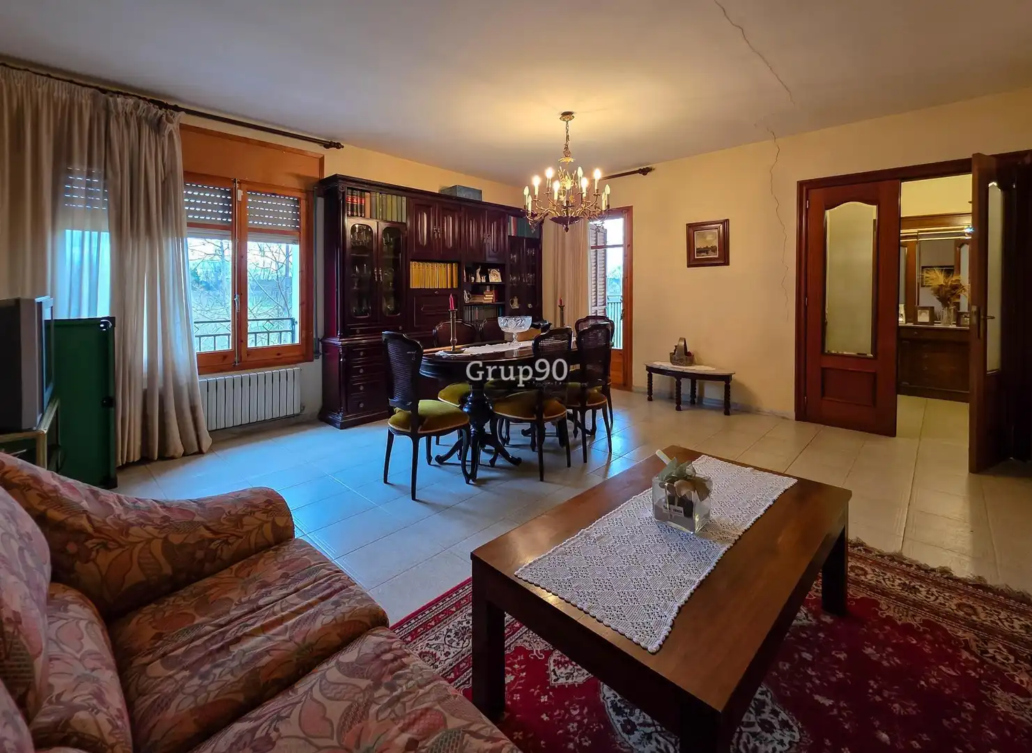 Sala d'estar de Casa o xalet en venda en Lleida amb Balcó