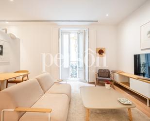 Living room of Study to rent in  Valencia Capital  with Air Conditioner, Parquet flooring and Furnished