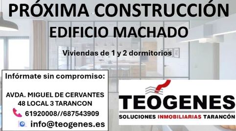 NUEVA CONSTRUCCION VIVIENDAS 1 Y 2 DORMITORIOS EDIFICIO MACHADO EN TARANCON