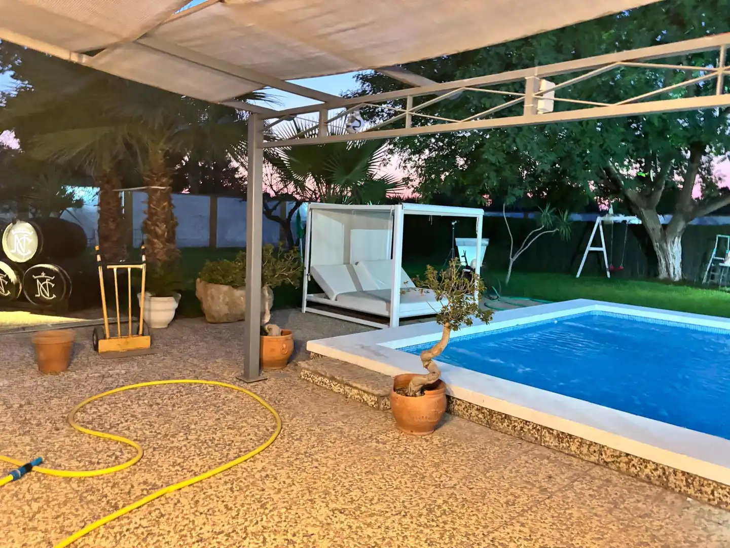 Swimming pool of Houses for sale in La Rinconada  with Air Conditioner, Private garden and Terrace
