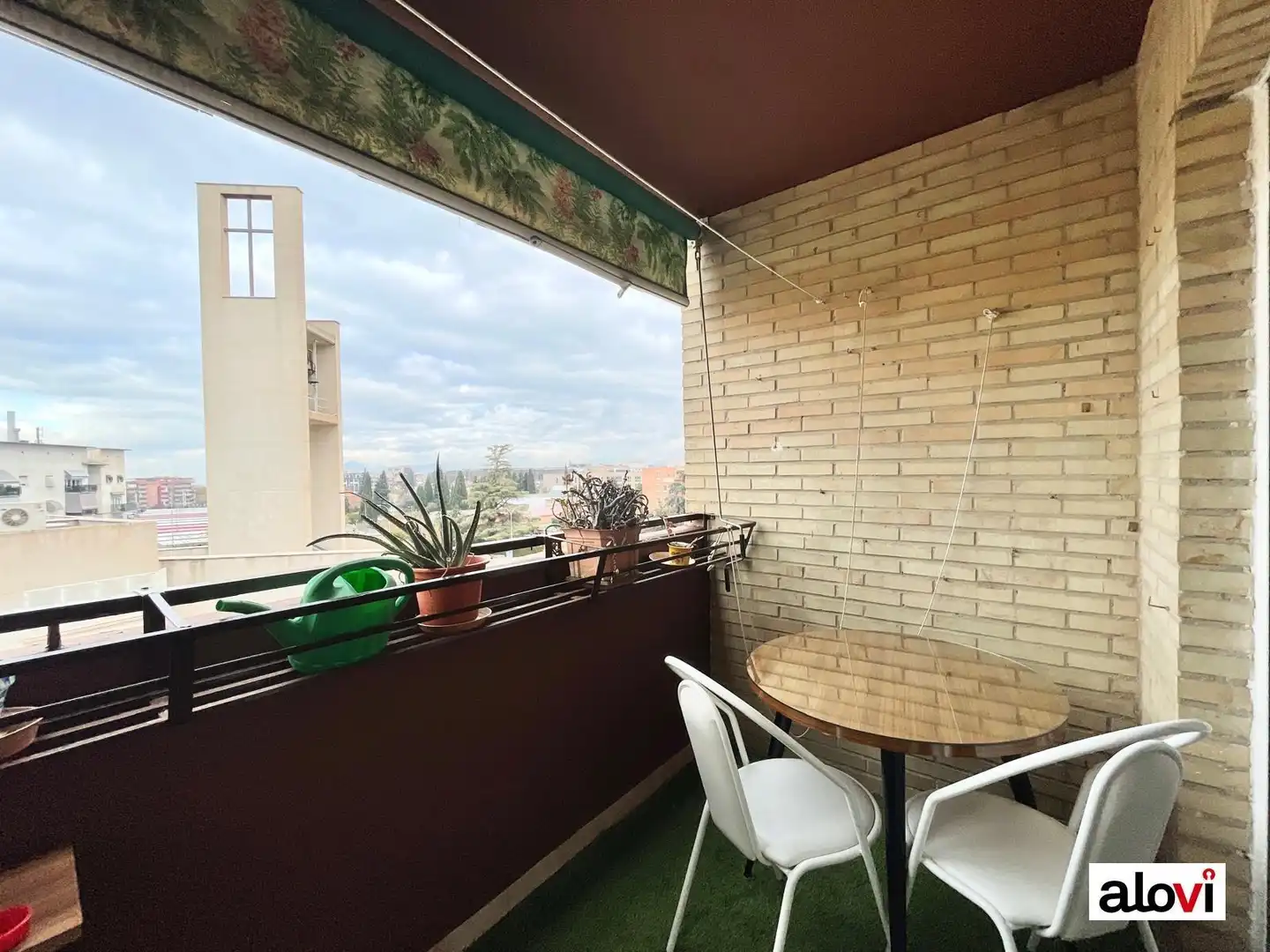 Balcony of Flat for rent in Granada  with Furnished and Balcony