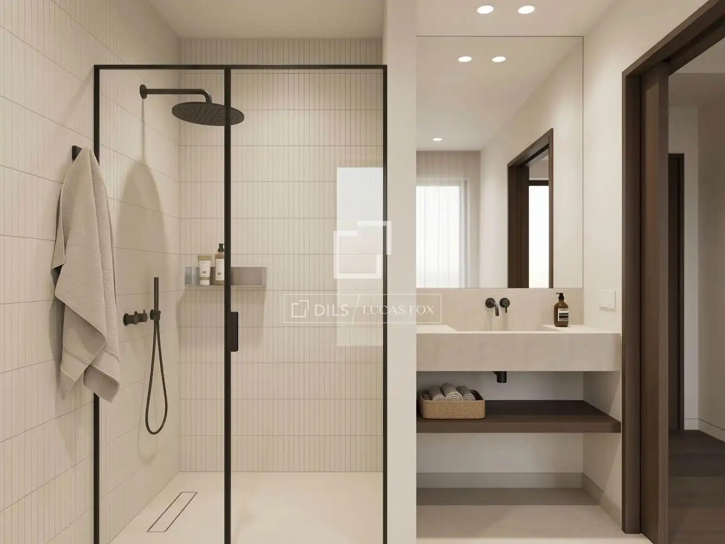 Bathroom of Flat for sale in Madrid  with Air Conditioner, Heating and Storage room
