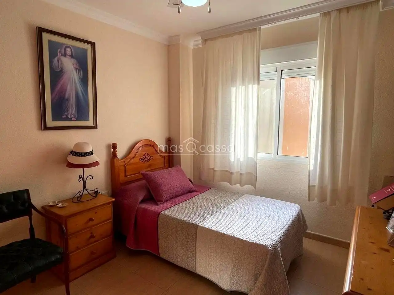 Bedroom of Flat for sale in La Línea de la Concepción  with Air Conditioner