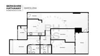 Dormitori de Apartament en venda en  Barcelona Capital amb Aire condicionat, Terrassa i Moblat