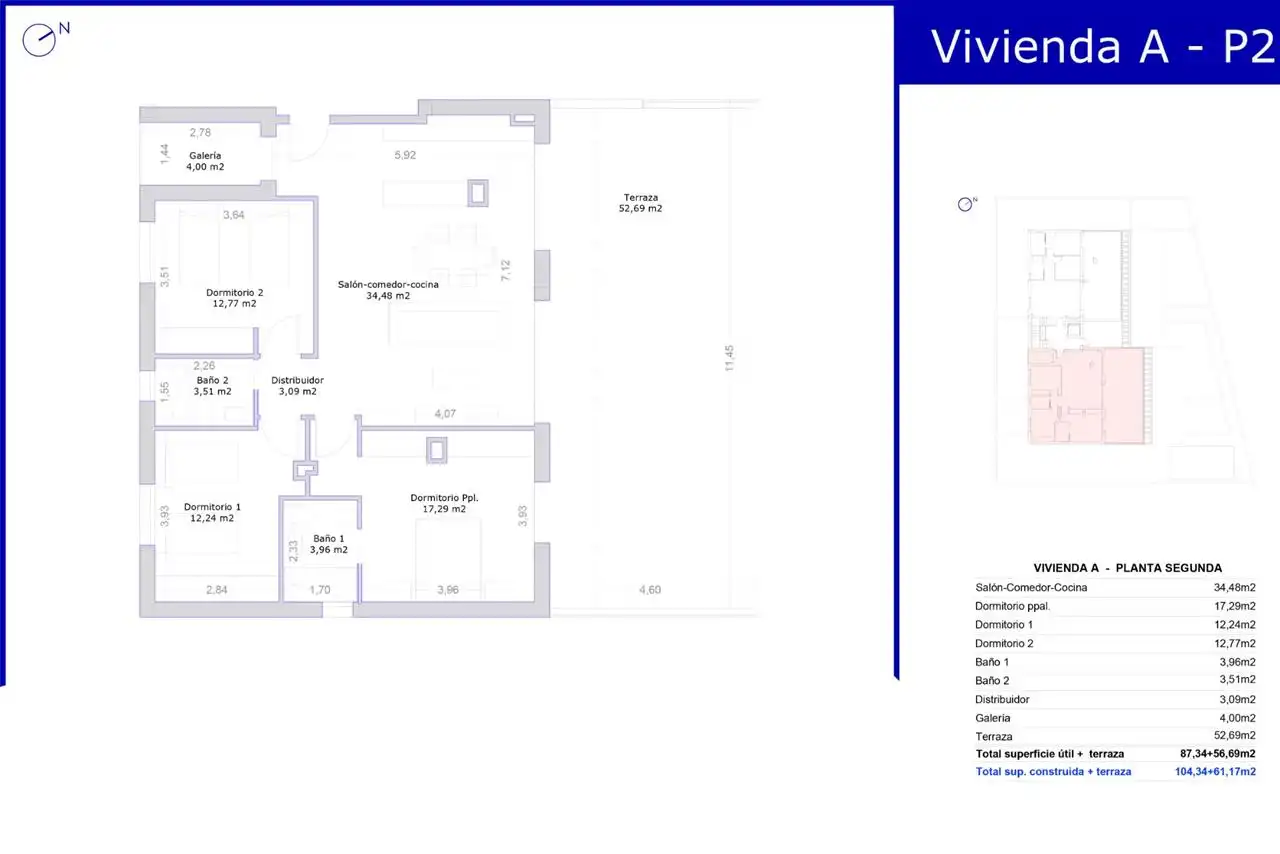Attic for sale in Águilas  with Terrace, Storage room and Swimming Pool