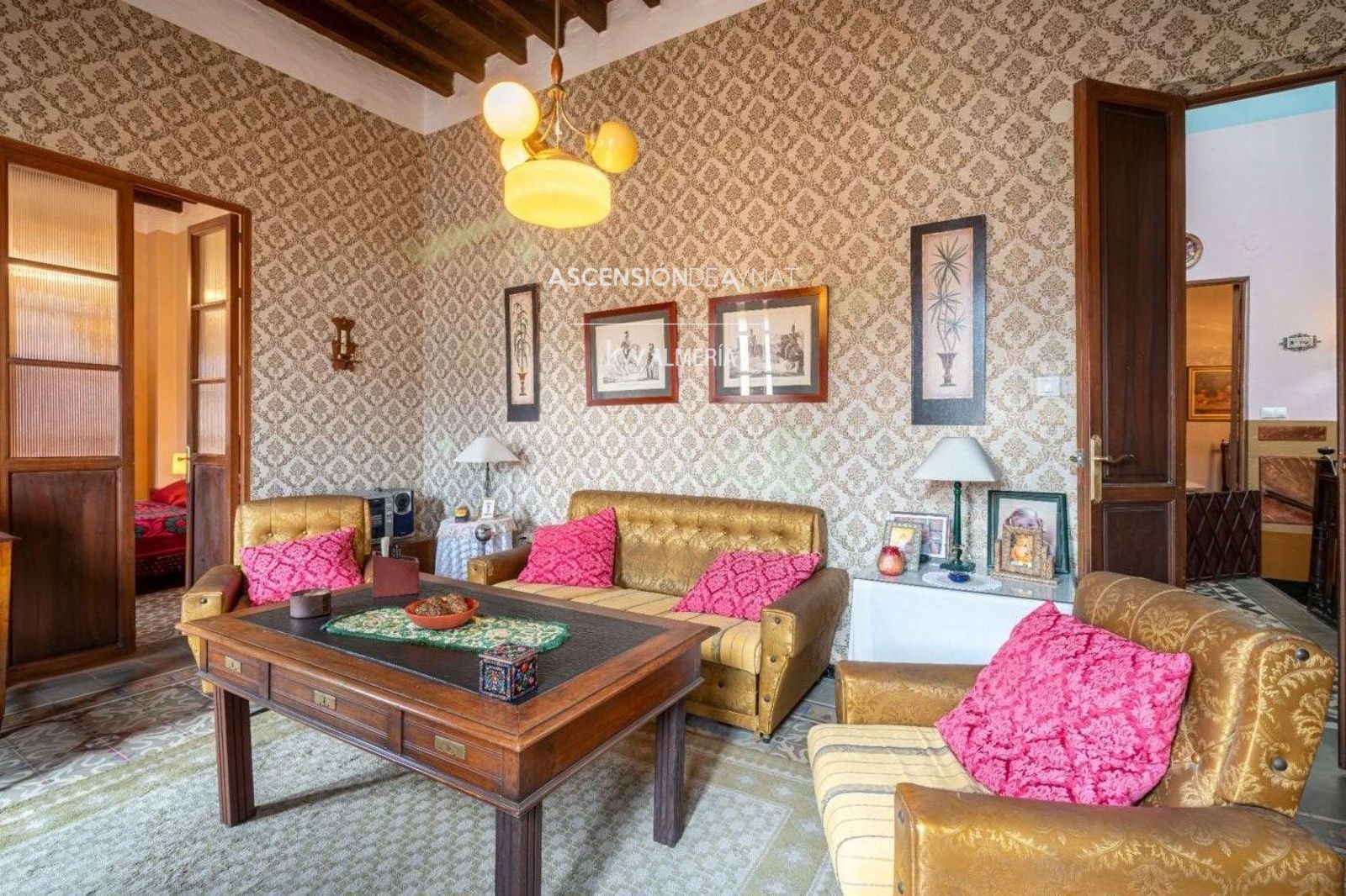 Sala d'estar de Casa o xalet en venda en Alhabia amb Moblat