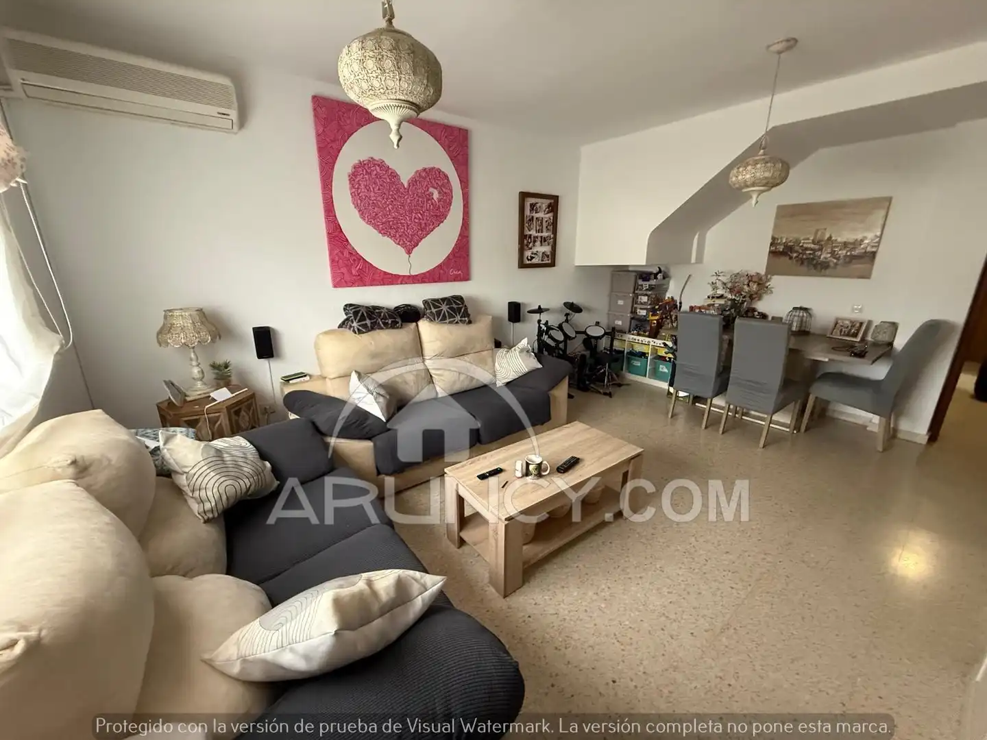 Sala d'estar de Casa o xalet en venda en Alcalá de Guadaira amb Aire condicionat, Calefacció i Terrassa