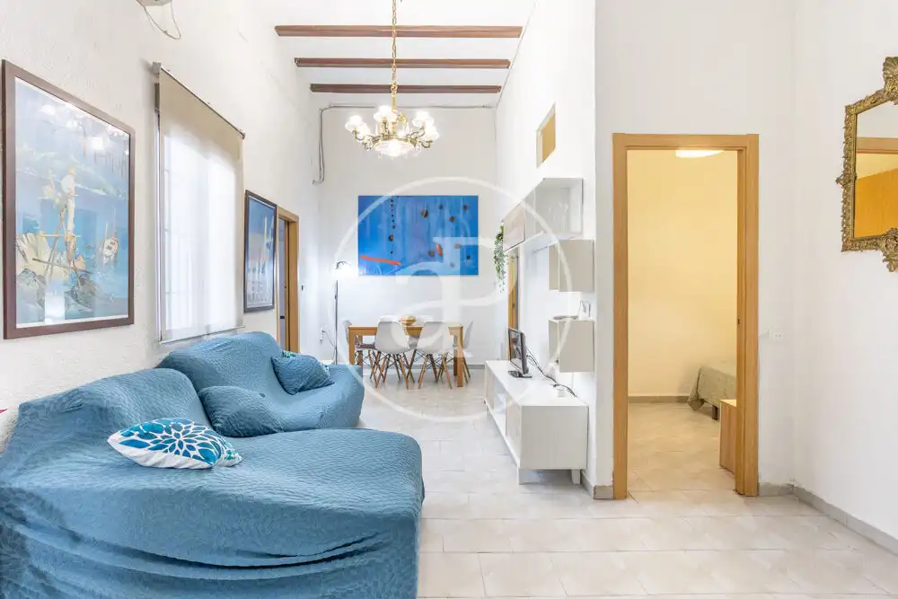 Sala d'estar de Pis de lloguer en Valencia amb Aire condicionat, Calefacció i Terrassa