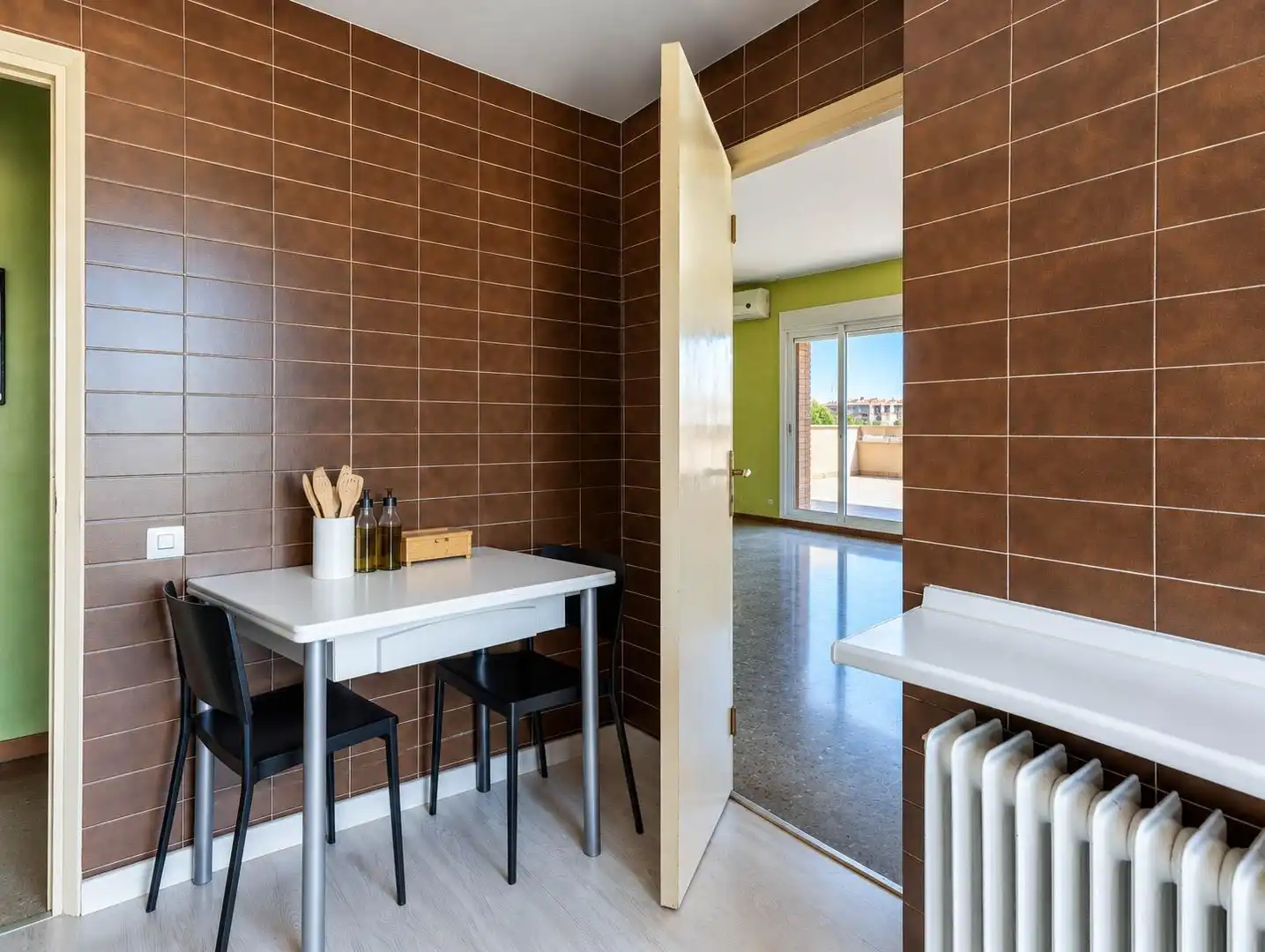 Comedor de Ático en venta en Barcelona con Calefacción y Terraza