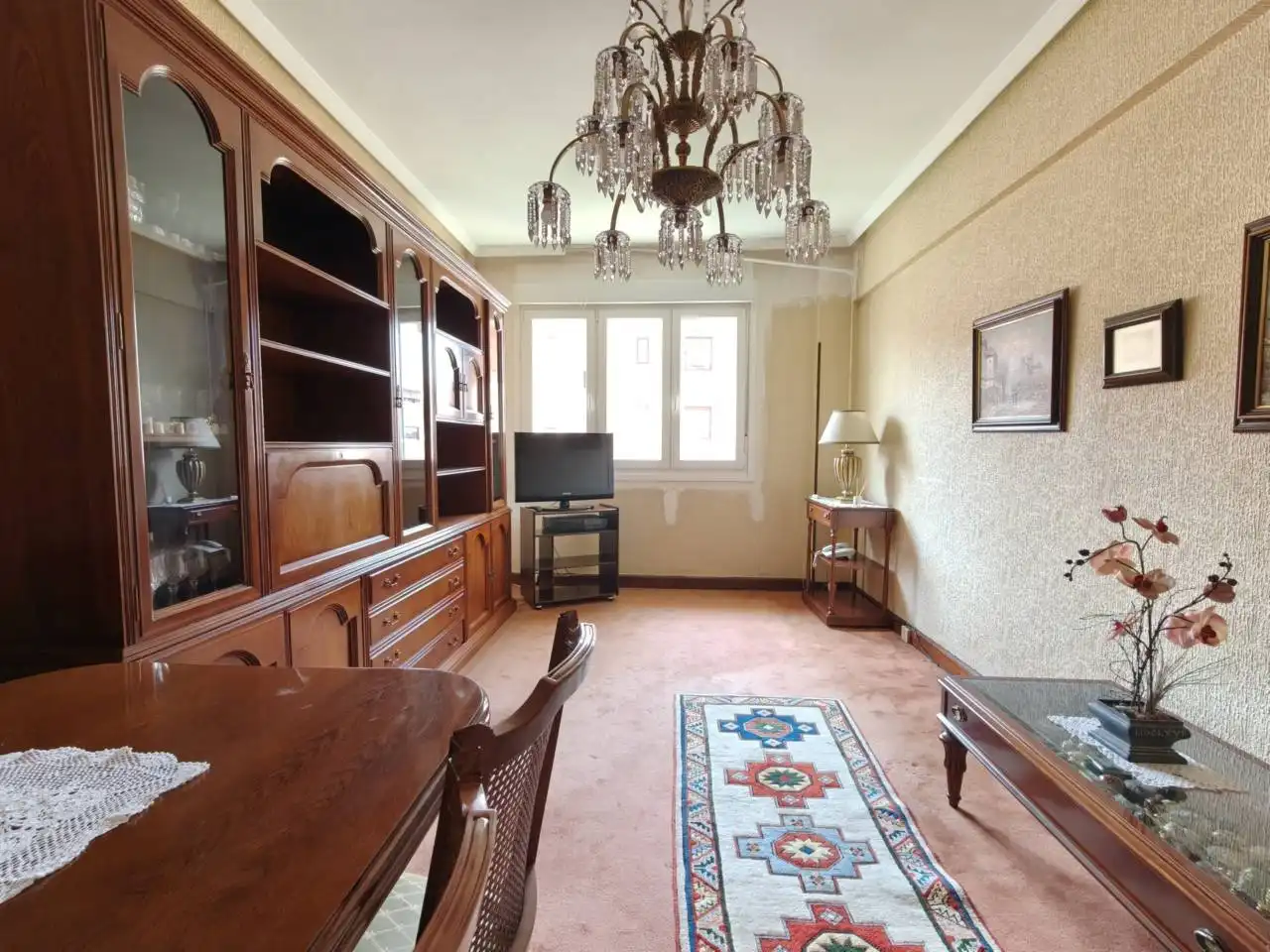 Sala de estar de Piso en venta en Bilbao  con Balcón