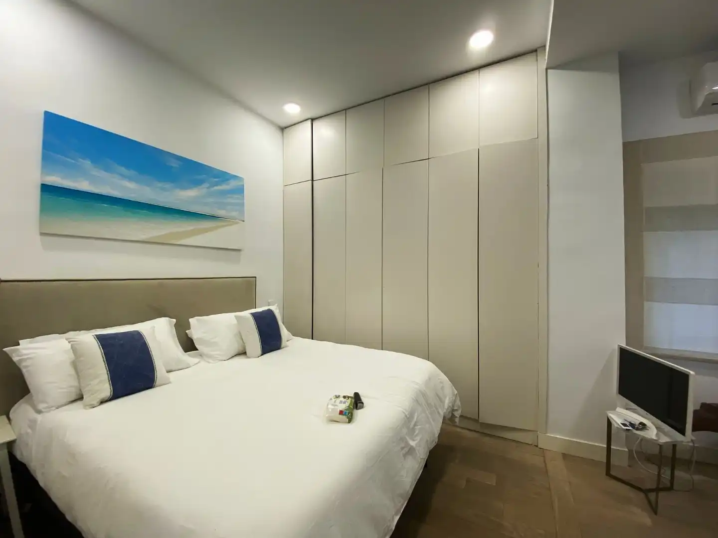 Schlafzimmer von Loft zum Verkauf in Madrid mit Klimaanlage, Heizung und Möbliert
