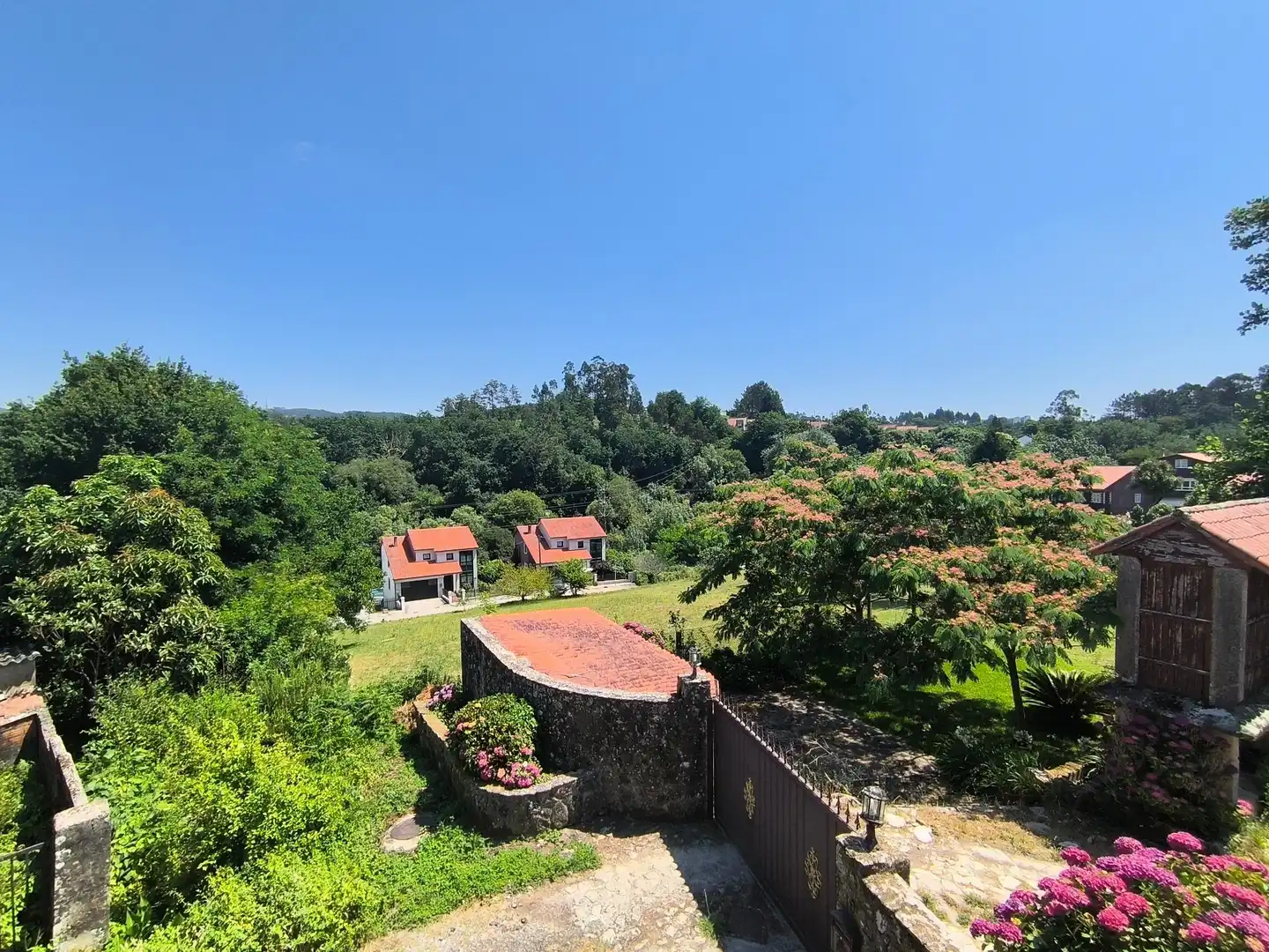 Jardín de Casa o chalet en venta en Santiago de Compostela  con Calefacción y Amueblado