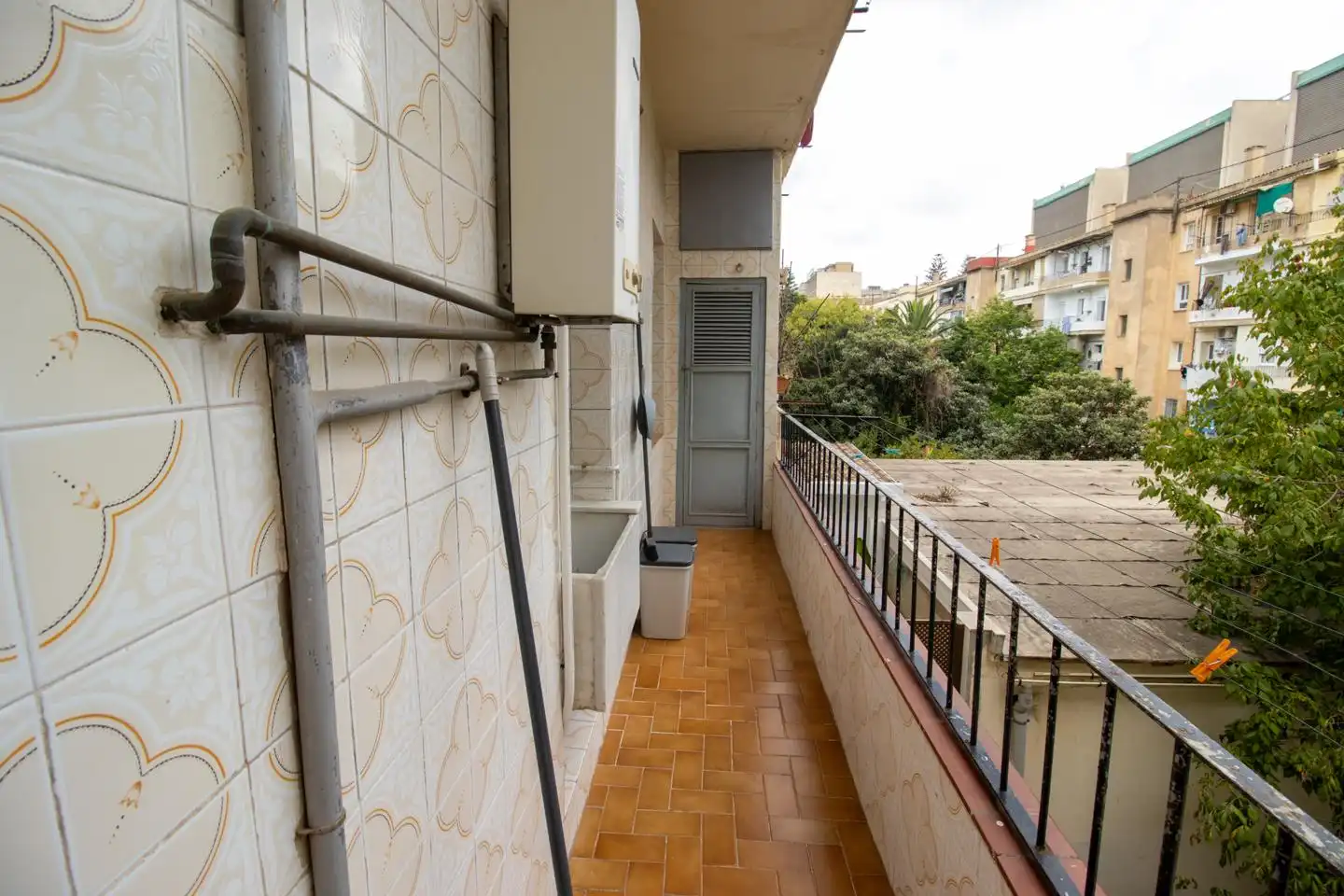 Terrasse von Wohnung zur Miete in Valencia mit Möbliert